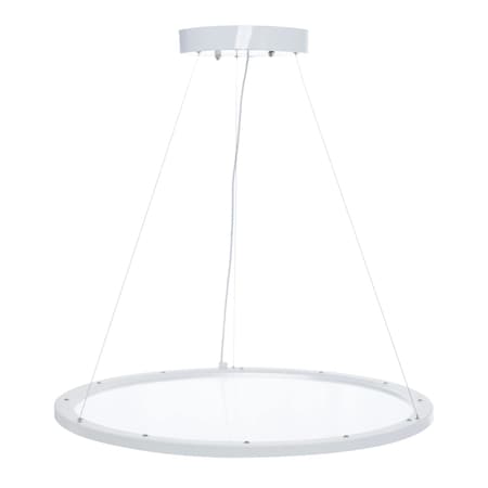 Westgate 22in. LED Suspended Up/Down Clear Round Panel Light, 40W SRPL-40W-MCT-D